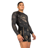 Áo bó Venum Santa Muerte Dark Side Rashguard Long Sleeves - Black/brown