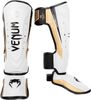 Bảo Hộ Chân Venum Elite Evo Shinguards - White/Gold