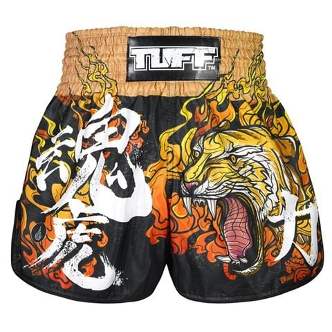 Quần TUFF Muay Thai Boxing Shorts High-Cut Retro Style 