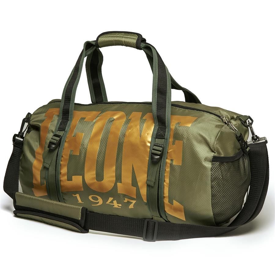 Túi Leone Duffel Bag - Green/Gold