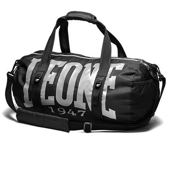 Túi Leone Duffel Bag - Black/Silver