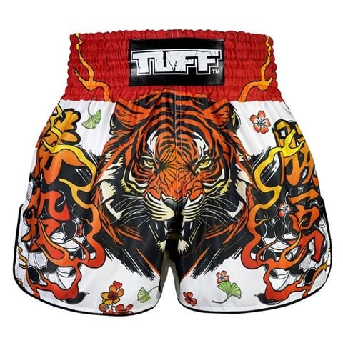 Quần TUFF Muay Thai Boxing Shorts High-Cut Retro Style 