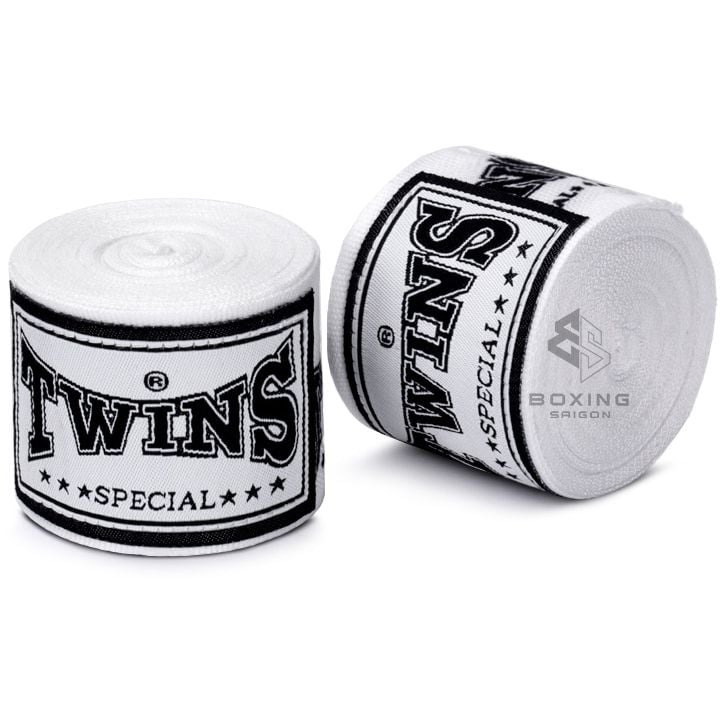 Băng Tay Twins CH8 Handwraps 4.5M - White