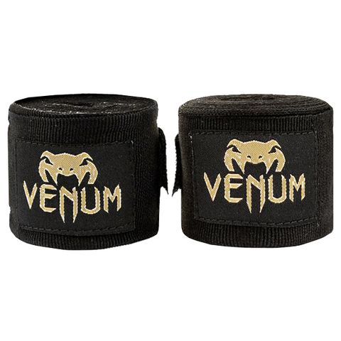 Băng Quấn Tay Venum Kontact Boxing Handwraps - Black/Gold
