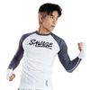 Áo bó Boxing Saigon Savage Rashguard - White/Grey