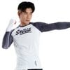 Áo bó Boxing Saigon Savage Rashguard - White/Grey