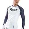 Áo bó Boxing Saigon Savage Rashguard - White/Grey