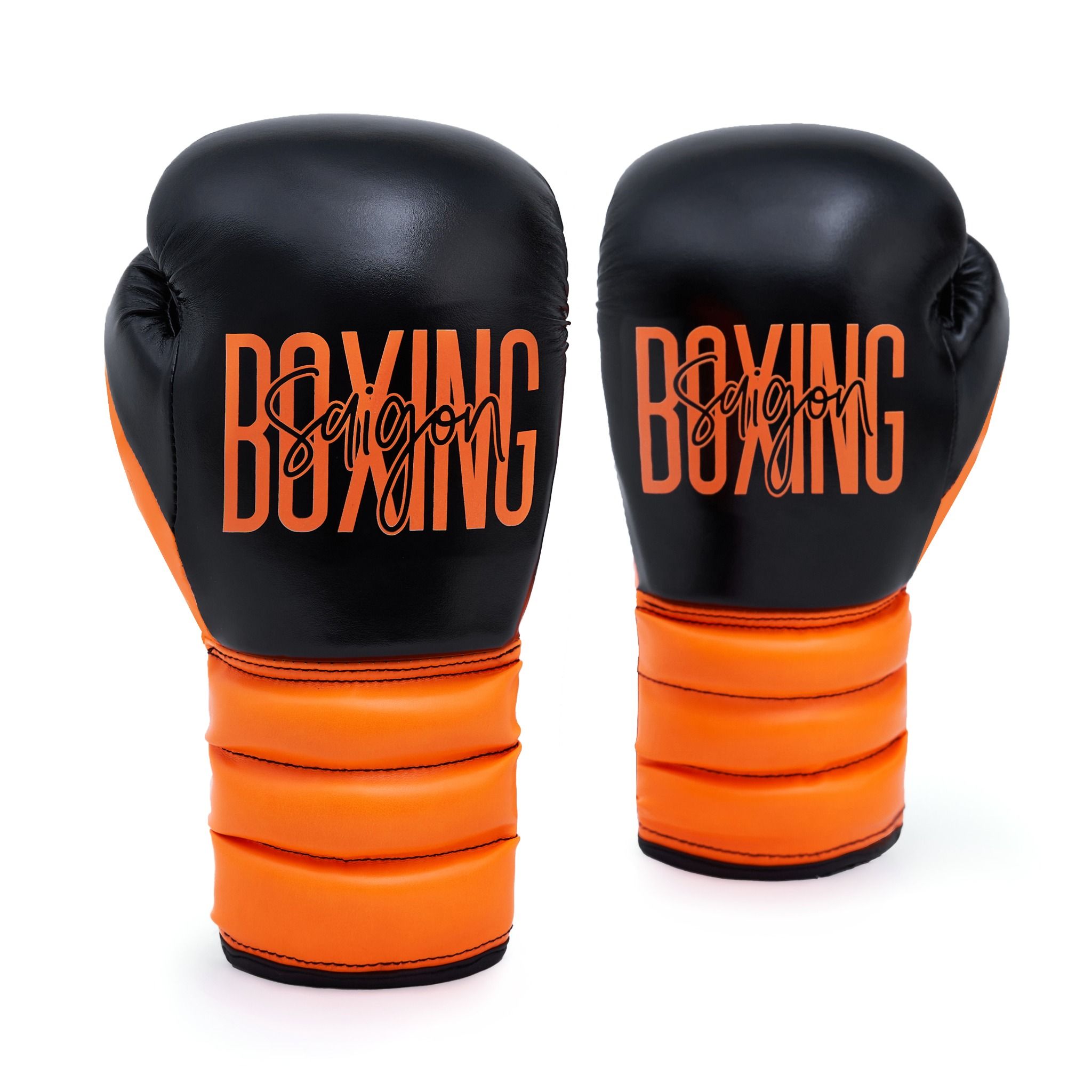 Găng Tay Boxing Saigon Inspire 2.0 - Black/Orange