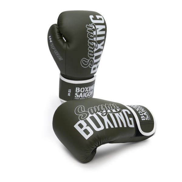 Găng Tay Boxing Saigon Inspire - Khaki | Saigon Sport
