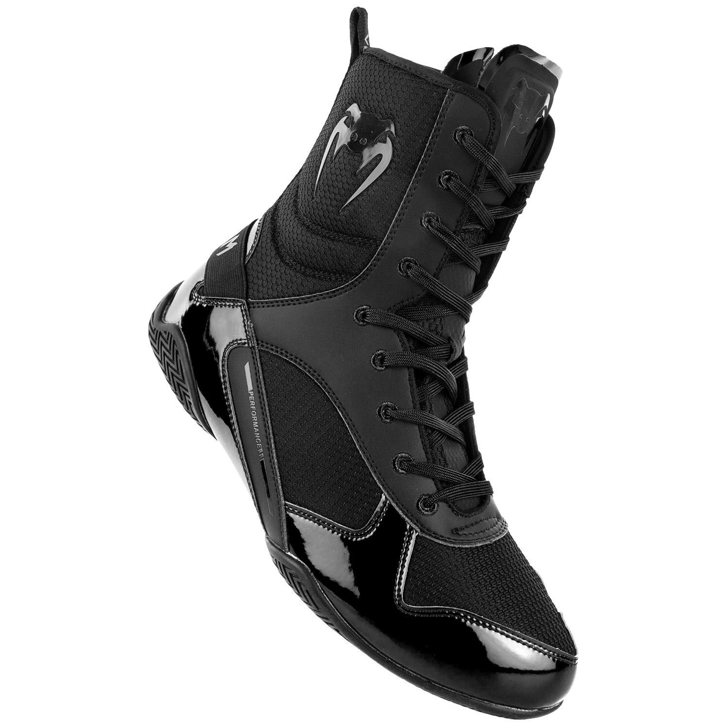 Giày Venum Elite Boxing Shoes - Black/Black