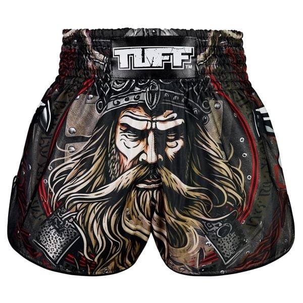 Quần TUFF Muay Thai Boxing Shorts High-Cut Retro Style 
