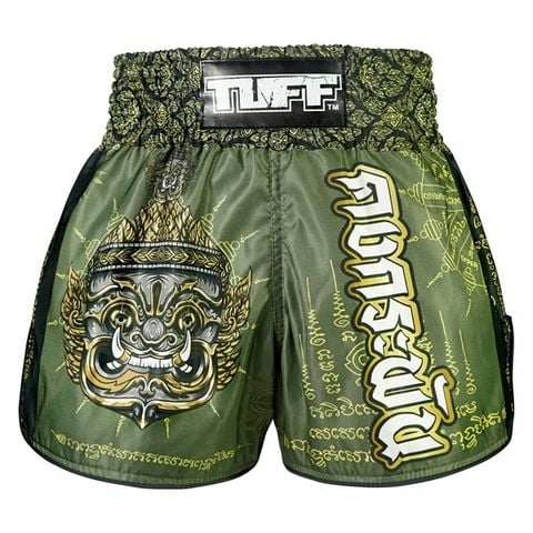 Quần TUFF Muay Thai Boxing Shorts High-Cut Retro Style 