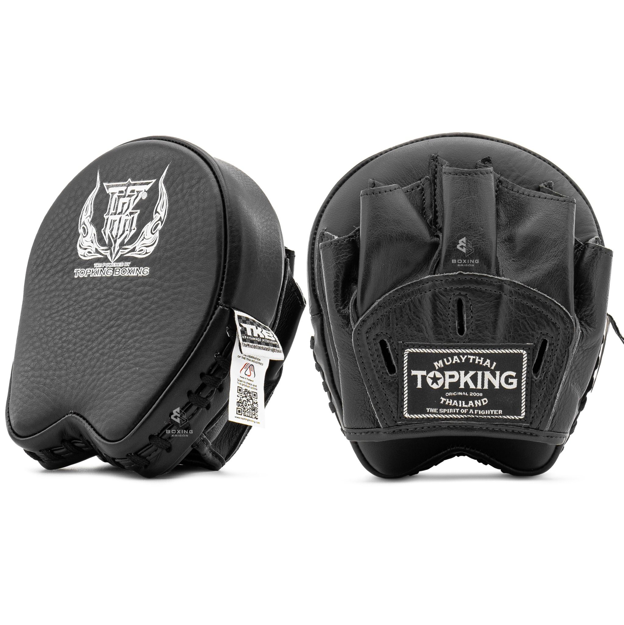 Đích Đấm Top King TKFMP Professional Focus Mitts - Black