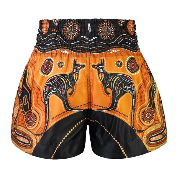 Outdoor Camping Print Pattern Muay Thai Boxing Shorts main image 1