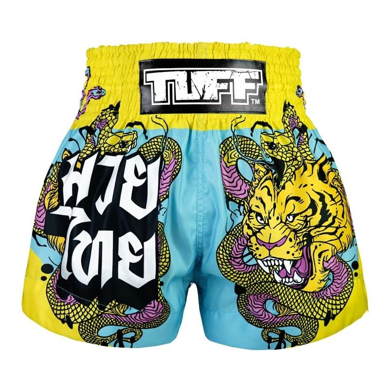 Quần TUFF Muay Thai Boxing Shorts Tiger & Python