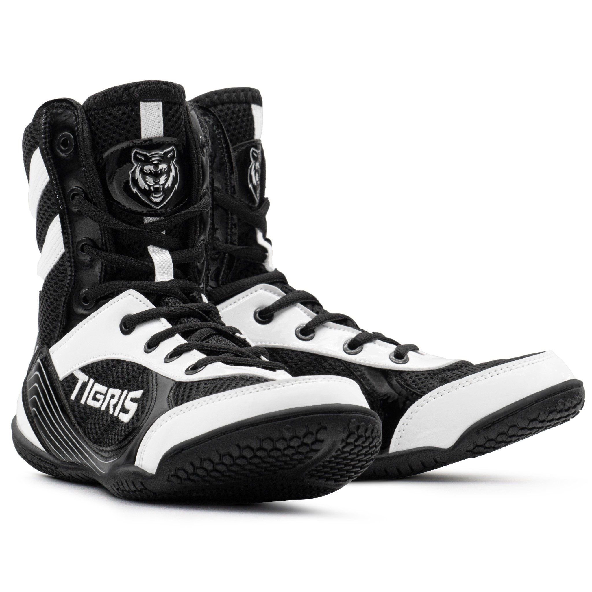 Giày Tigris High-Top Professional Training Shoes - Black/White