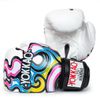 Găng Tay Yokkao FYGL-84-4 Flames Boxing Gloves - White