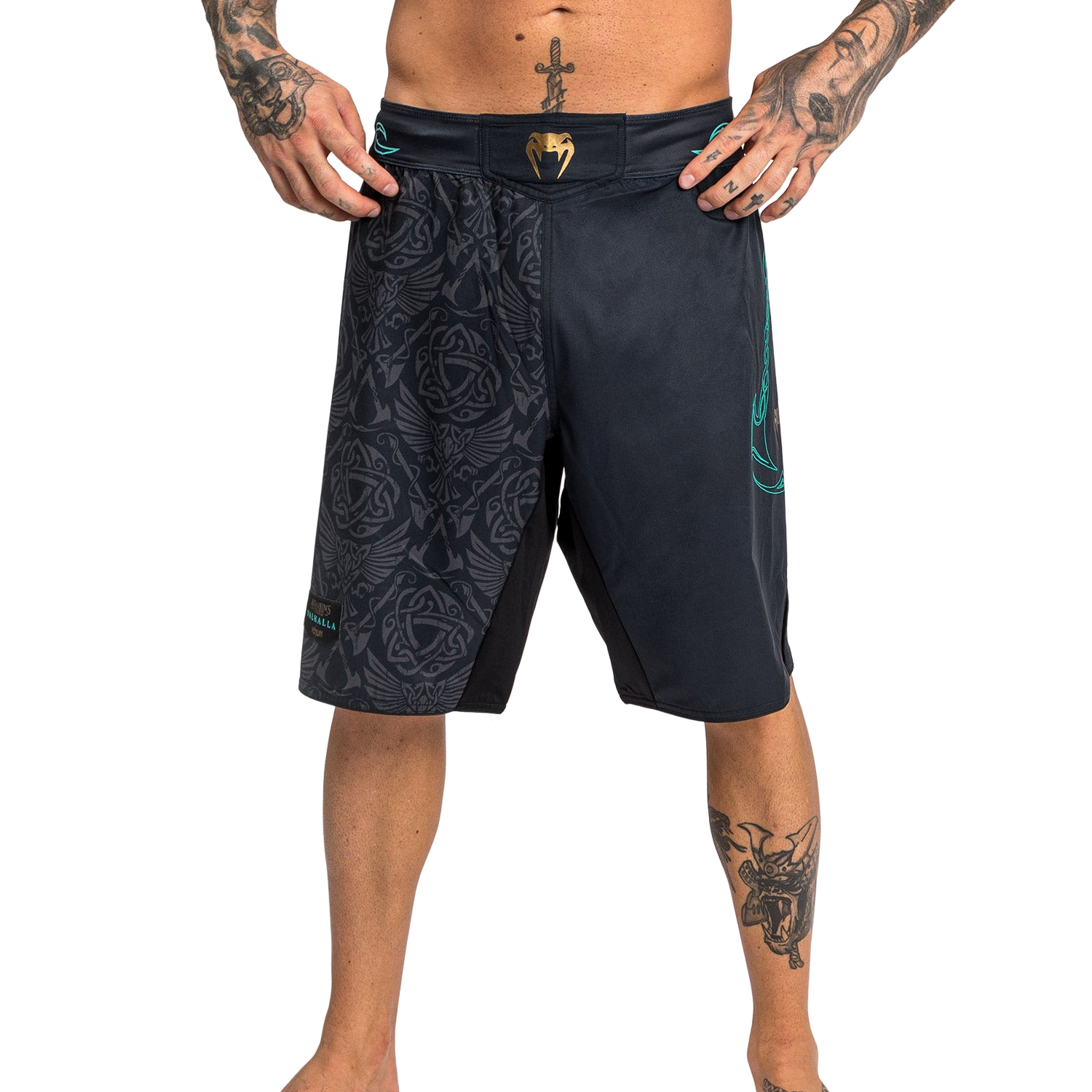 Quần MMA Venum Assassin's Creed Reloaded Fightshorts - Black