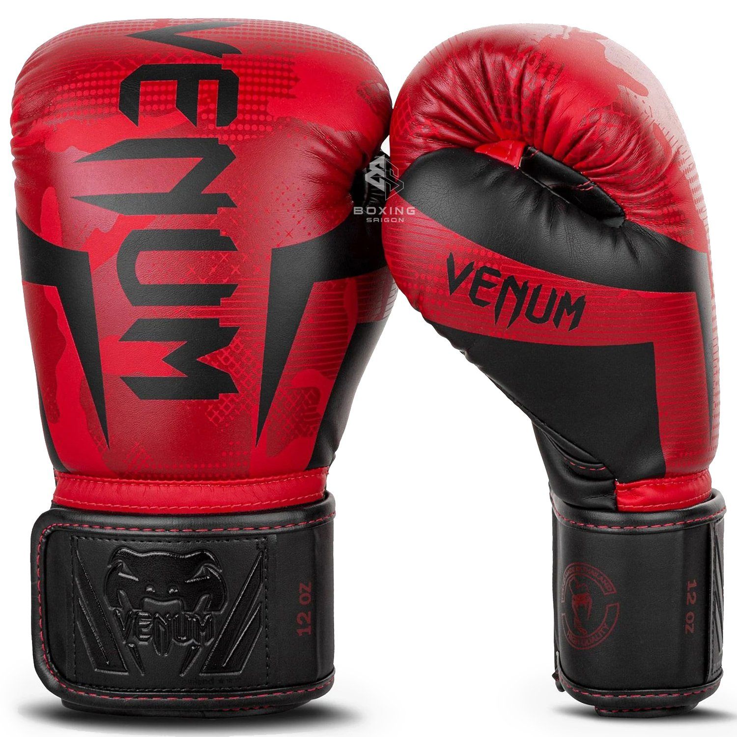 Găng Tay Venum Elite Boxing Gloves - Red Camo