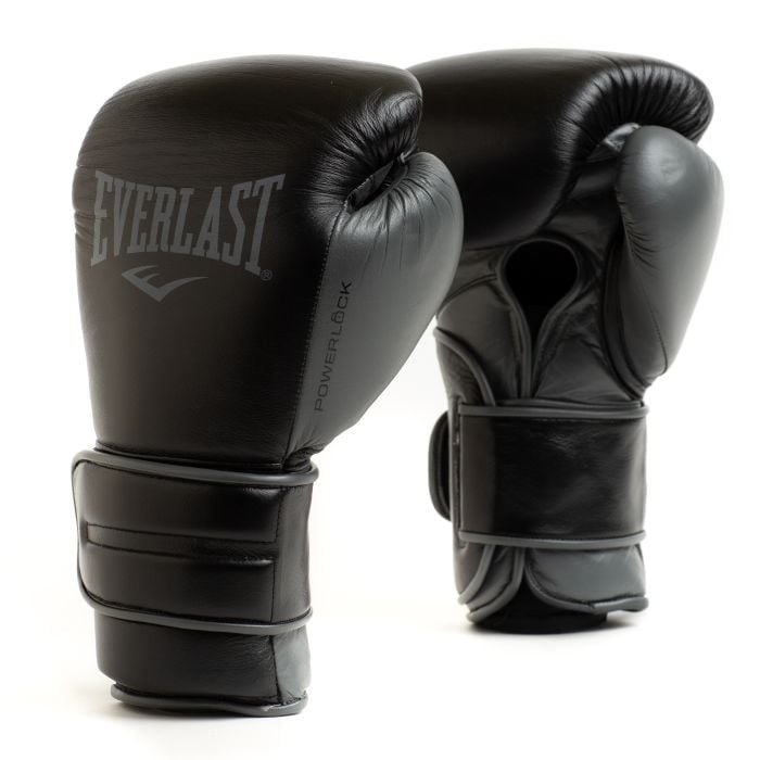 Găng tay Everlast Powerlock2 Pro Hook & Loop Training Gloves - Black