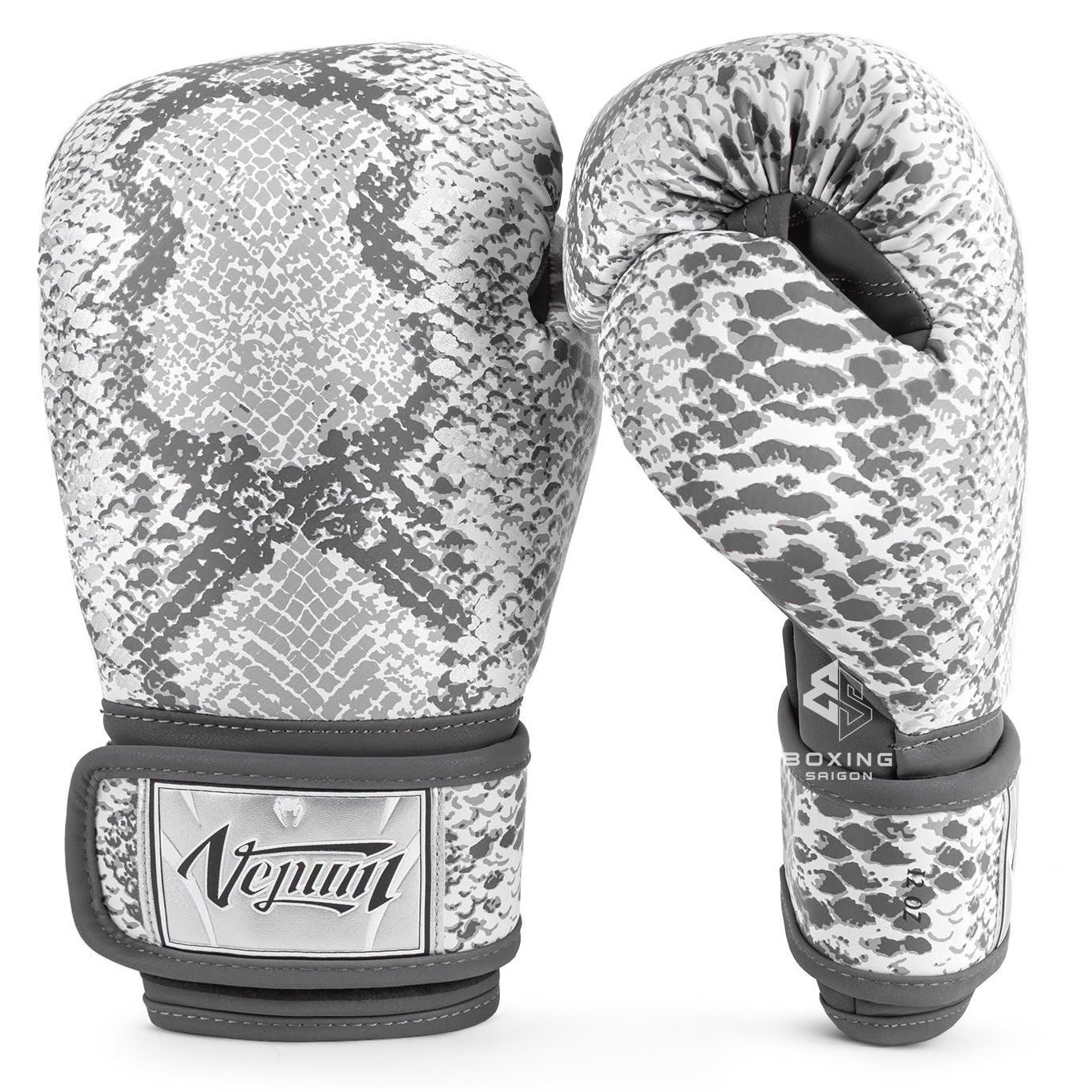 Găng Tay Venum White Snake Boxing Gloves
