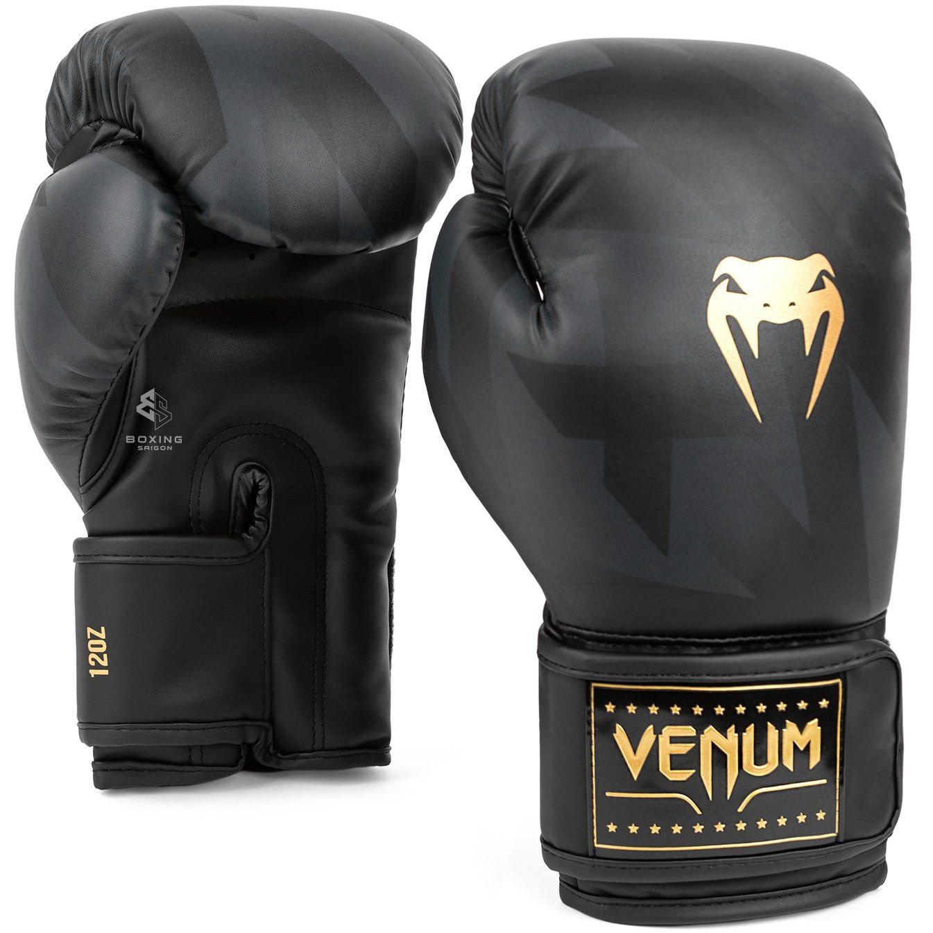 Găng Tay Venum Razor Boxing Gloves - Black/Gold