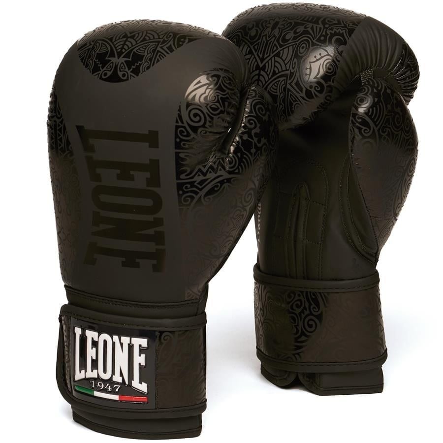 Găng Tay Leone Maori Boxing Gloves - Black