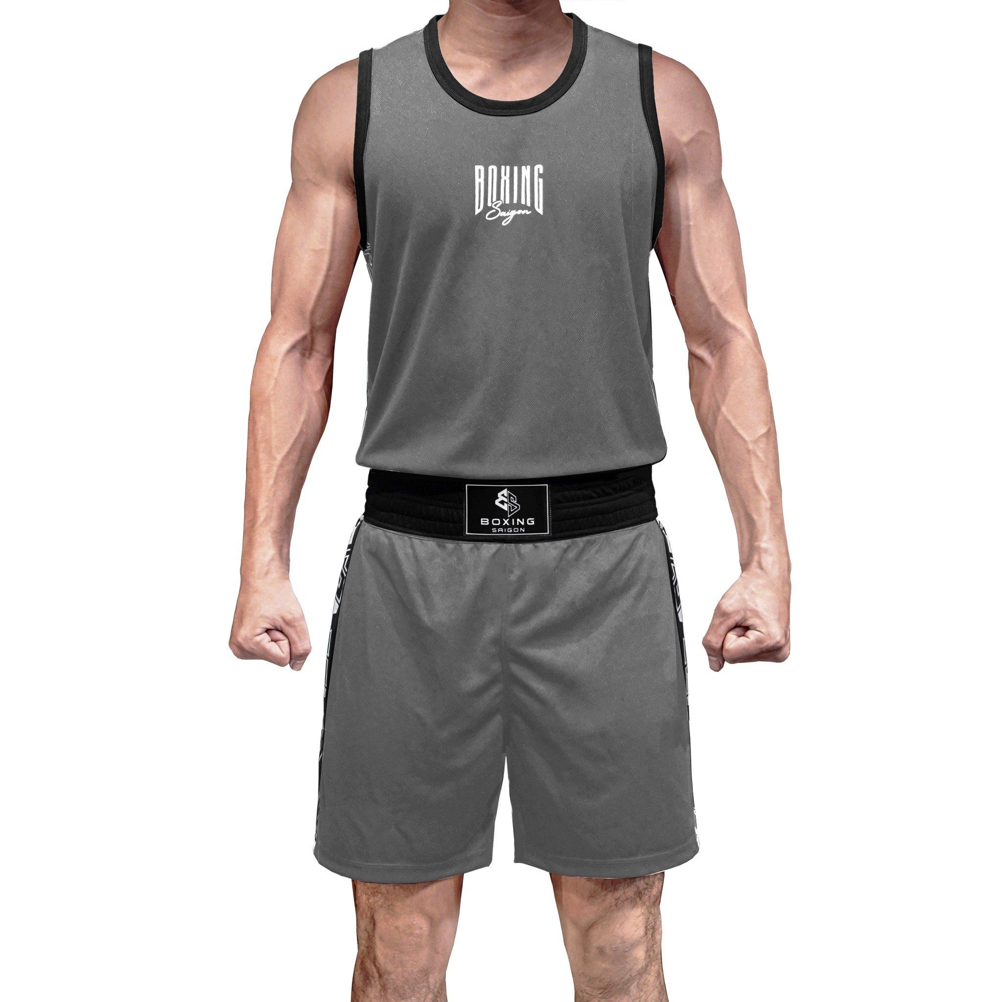 Đồ Tập Luyện Boxing Saigon Elite - Grey