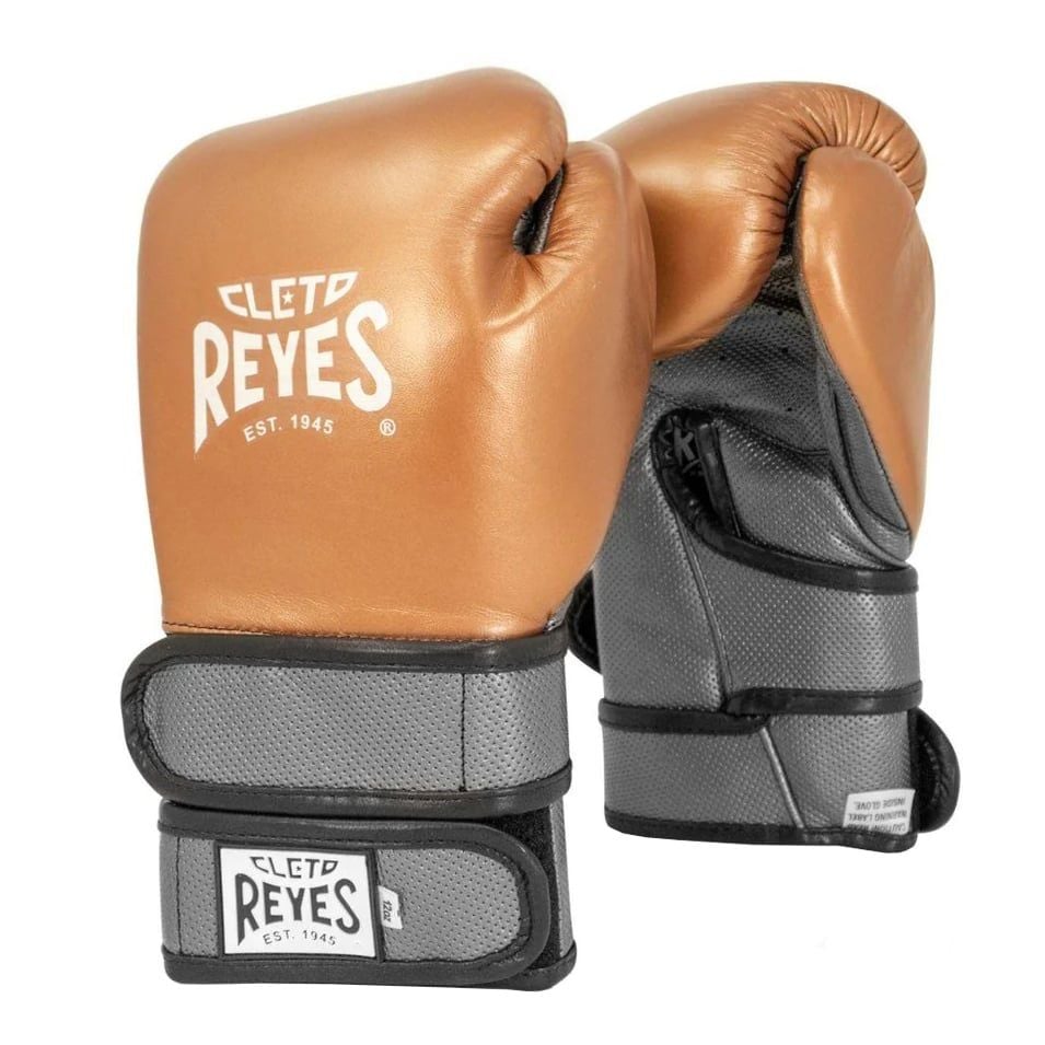 Găng Tay Cleto Reyes Hero Double Loop Boxing Gloves - Copper/Oxford Gray