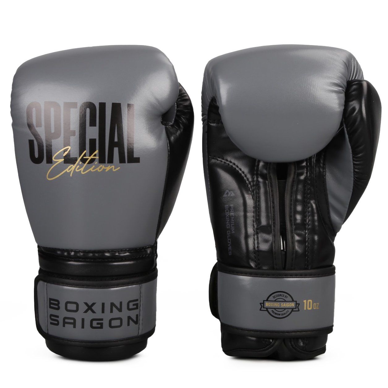 Găng Tay Boxing Saigon Special Edition Gloves - Charcoal