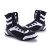 Giày Mingsibo High Top Professional Training Shoes - Black/White