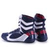 Giày Mingsibo High Top Professional Training Shoes - Navy/White