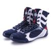 Giày Mingsibo High Top Professional Training Shoes - Navy/White