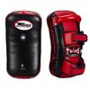 Đích Đá Twins KPL10 Curved Leather Thai Kick Pads - Black/Red