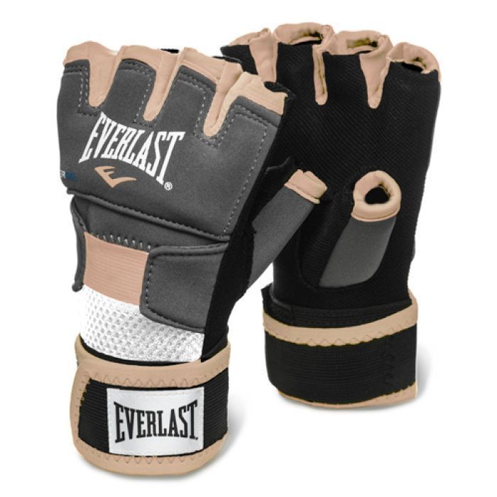 Băng Tay xỏ Everlast Women's Evergel Hand Wraps - Grey/Gold