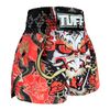 Quần TUFF Muay Thai Boxing Shorts Dragon King in Red