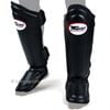 Bảo Hộ Chân Twins SGL10 Double Padded Leather Shinguard - Black