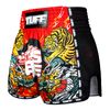 Quần TUFF Muay Thai Boxing Shorts New Retro Style Red Chinese Dragon and Tiger