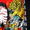 Quần TUFF Muay Thai Boxing Shorts New Retro Style Red Chinese Dragon and Tiger