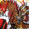 Quần TUFF Muay Thai Boxing Shorts New Retro Style White Chinese Dragon