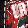 Quần TUFF Muay Thai Boxing Shorts New Retro Style Black Chinese Dragon with Text