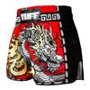 Quần TUFF Muay Thai Boxing Shorts New Retro Style Red Chinese Dragon