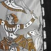 Quần TUFF Muay Thai Boxing Shorts New Retro Style Grey Hanuman Yantra with War Flag
