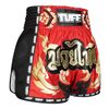 Quần TUFF Muay Thai Boxing Short New Retro Style Red Thai Yantra With Muay Thai Text