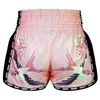 Quần TUFF Muay Thai Boxing Shorts Pink Retro Style Birds With Roses