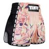 Quần TUFF Muay Thai Boxing Shorts Pink Retro Style Birds With Roses