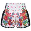 Quần TUFF Muay Thai Boxing Shorts New Retro Style Rose With Birds
