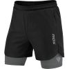 Quần RDX T16 2-in-1 Compression MMA Shorts - Black
