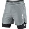 Quần RDX T16 2-in-1 Compression MMA Shorts - Gray