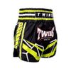 Quần Twins TBS-RACING Thai Boxing Shorts - Black/Green